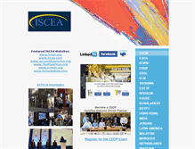 Tablet Screenshot of iscea.net
